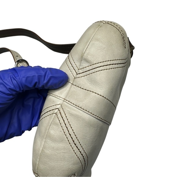 Coach Cream and Brown Crossbody Bag - Picture 5 of 7